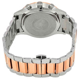 Emporio Armani Giovanni Chronograph Quartz White Dial Two Tone Steel Strap Watch For Men - AR11209 Authentic Buy Shop Now