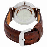 Daniel Wellington Classic Bristol White Dial Brown Leather Strap Watch For Women - DW00100056 Authentic Buy Shop Now