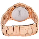 Guess Bedazzle Diamonds Silver Dial Rose Gold Steel Strap Watch For Women - W1097L3 Authentic Buy Shop Now