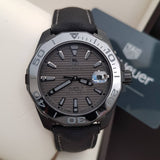 Tag Heuer Aquaracer 300 Swiss Limited Edition Black Dial Black Nylon Strap Watch for Men - WAY218B.FC6364 Authentic Buy Shop Now