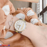 Versace V-Circle The Clans Edition Silver Dial Multicolor Leather Strap Watch for Women - VE8100118 Authentic Buy Shop Now
