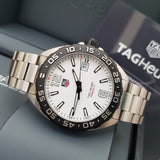 Tag Heuer Formula 1 White Dial Silver Steel Strap Watch for Men - WAZ1111.BA0875 Authentic Buy Shop Now