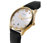 Gucci G-Timeless Mother of Pearl Dial Black Leather Strap Watch For Women - YA126589 Authentic Buy Shop Now
