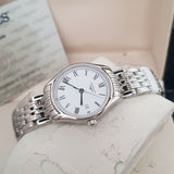 Longines Lyre White Dial Silver Stainless Steel Watch for Women - L4.259.4.11.6 Authentic Buy Shop Now