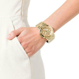 Michael Kors Dylan Gold Dial Gold Steel Strap Watch for Women - MK5313 Authentic Buy Shop Now