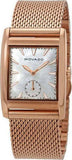 Movado Heritage White Mother of Pearl Dial Rose Gold Mesh Bracelet Watch For Women - 3650041 Authentic Buy Shop Now
