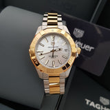 Tag Heuer Aquaracer Mother of Pearl Dial Two Tone Steel Strap Watch for Women - WBD1320.BB0320 Authentic Buy Shop Now