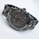 Marc Jacobs Blade Chronograph Black Dial Black Steel Strap Watch for Women - MBM3103 Authentic Buy Shop Now