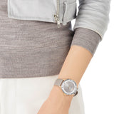 Swarovski Octea Nova Grey Dial Grey Leather Strap Watch for Women - 5295326 Authentic Buy Shop Now