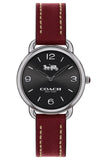 Coach Delancey Black Dial Brown Leather Strap Watch for Women - 14502792 Authentic Buy Shop Now