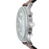 Fossil Retro Pilot Chronograph Blue Dial Brown Leather Strap Watch for Men - FS5832 Authentic Buy Shop Now