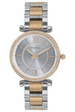 Fossil Carlie Silver Dial Two Tone Steel Strap Watch for Women - ES4342 Authentic Buy Shop Now