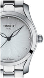 Tissot T Wave Diamonds White Dial Silver Steel Strap Watch For Women - T112.210.11.036.00 Authentic Buy Shop Now