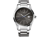 Calvin Klein Bold Black Dial Silver Steel Strap Watch for Men - K2246107 Authentic Buy Shop Now