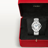 Cartier Ballon Bleu De Cartier Silver Dial Silver Steel Strap Watch for Women - WSBB0048 Authentic Buy Shop Now