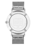Coach Perry Silver Dial Silver Mesh Bracelet Watch for Women - 14503341 Authentic Buy Shop Now
