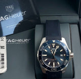 Tag Heuer Aquaracer Blue Dial Blue Rubber Strap Watch for Men - WAY111C.FT6155 Authentic Buy Shop Now