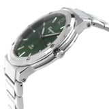Salvatore Ferragamo F-80 Classic Green Dial Silver Steel Strap Watch for Men - SFDT02123 Authentic Buy Shop Now
