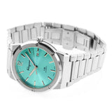Salvatore Ferragamo F-80 Classic Tiffany Blue Dial Silver Steel Strap Watch for Men - SFDT02323 Authentic Buy Shop Now