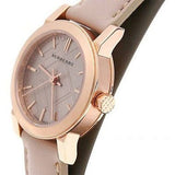 Burberry The City Gold Dial Beige Leather Strap Watch for Women - BU9210 Authentic Buy Shop Now