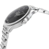 Gucci G Timeless Quartz Black Dial Silver Steel Strap Watch For Women - YA1265020 Authentic Buy Shop Now