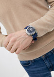 Guess Commander Blue Dial Blue Rubber Strap Watch for Men - GW0211G1 Authentic Buy Shop Now