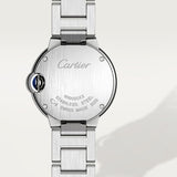 Cartier Ballon Bleu de Cartier Diamonds Silver Dial Silver Steel Strap Watch for Women - WE902073 Authentic Buy Shop Now