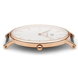 Daniel Wellington Classic St. Mawes White Dial Brown Leather Strap Watch for Men - DW00100035 Authentic Buy Shop Now