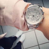 Michael Kors Runway Silver Dial Silver Steel Strap Watch for Women - MK5076 Authentic Buy Shop Now