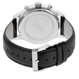 Hugo Boss Driver Chronograph Quartz Silver Dial Black Leather Strap Watch For Men - 1512880 Authentic Buy Shop Now