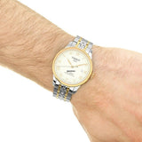 Tissot T Classic Le Locle Powermatic 80 Silver Dial Two Tone Steel Strap Watch For Men - T0064072203301 Authentic Buy Shop Now