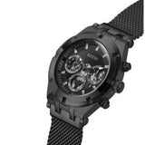 Guess Continental Chronograph Black Dial Black Mesh Strap Watch For Men - GW0582G3 Authentic Buy Shop Now