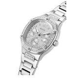 Guess Duchess Quartz Silver Dial Silver Steel Strap Watch For Women - GW0558L1 Authentic Buy Shop Now