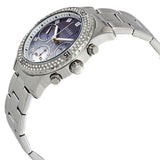 Guess Confetti Diamonds Blue Dial Silver Steel Strap Watch for Women - W0774L6 Authentic Buy Shop Now