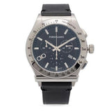 Salvatore Ferragamo 1927 Chrono Analog Black Dial Black Leather Strap Watch for Men - SFKZ00123 Authentic Buy Shop Now