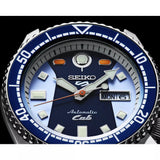 Seiko 5 Sports Honda Super Cub Limited Edition Blue Dial Two Tone NATO Strap Watch For Men - SRPK37K1 Authentic Buy Shop Now
