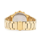 Michael Kors Berkley Chronograph Gold Dial Gold Steel Strap Watch For Women - MK7411 Authentic Buy Shop Now