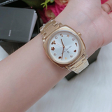 Marc Jacobs Mandy White Dial Gold Steel Strap Watch for Women - MJ3573 Authentic Buy Shop Now
