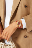 Versace V-Motif Red Dial Red Leather Strap Watch for Women - VERE00418 Authentic Buy Shop Now