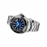 Omega Seamaster Planet Ocean 6000M Co Axial Master Chronometer Blue Dial Silver Steel Strap Watch for Men - 21530462103001 Authentic Buy Shop Now