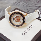 Gucci Dive Quartz White Dial White Rubber Strap Unisex Watch - YA136322 Authentic Buy Shop Now