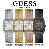 Guess Highline Black Dial Black Mesh Bracelet Watch for Women - W0826L4 Authentic Buy Shop Now