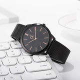Calvin Klein Minimal Black Dial Black Mesh Bracelet Watch for Women - K3M23421 Authentic Buy Shop Now