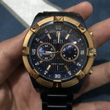 Guess Jolt Analog Blue Dial Blue Steel Strap Watch for Men - W0377G4 Authentic Buy Shop Now