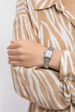 Emporio Armani Gianni T-Bar Quartz White Dial Silver Steel Strap Watch For Women - AR11405 Authentic Buy Shop Now