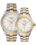 Tissot T Classic PR 100 White Dial Two Tone Steel Strap Watch for Men - T101.410.22.031.00 Authentic Buy Shop Now