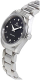 Omega Seamaster Aqua Terra Quartz Diamond Black Dial Silver Steel Strap Watch for Women - 220.10.28.60.51.001 Authentic Buy Shop Now