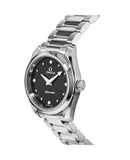 Omega Seamaster Aqua Terra Quartz Diamond Black Dial Silver Steel Strap Watch for Women - 220.10.28.60.51.001 Authentic Buy Shop Now
