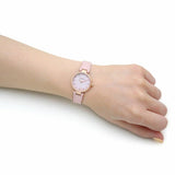 Coach Hayley Mother of Pearl Pink Dial Pink Leather Strap Watch for Women - 14503537 Authentic Buy Shop Now
