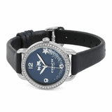 Coach Delancey Navy Blue Dial Blue Leather Strap Watch for Women - 14502668 Authentic Buy Shop Now